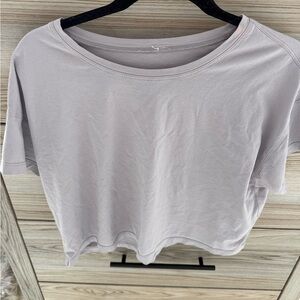 Lululemon Soft Boxy Tee in Light Lavender
